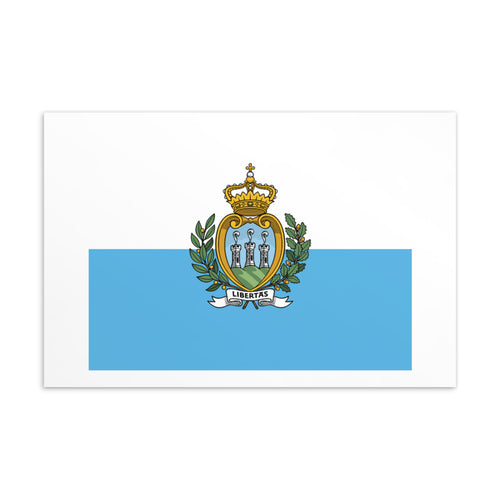 National Flag Postcards - Collection 2 San Marino / 4×6