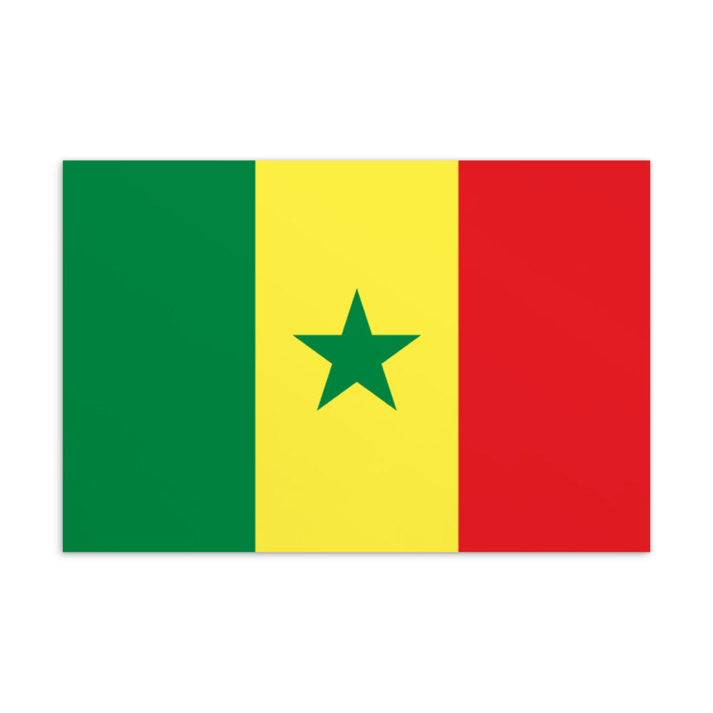 National Flag Postcards - Collection 2 Senegal postcard