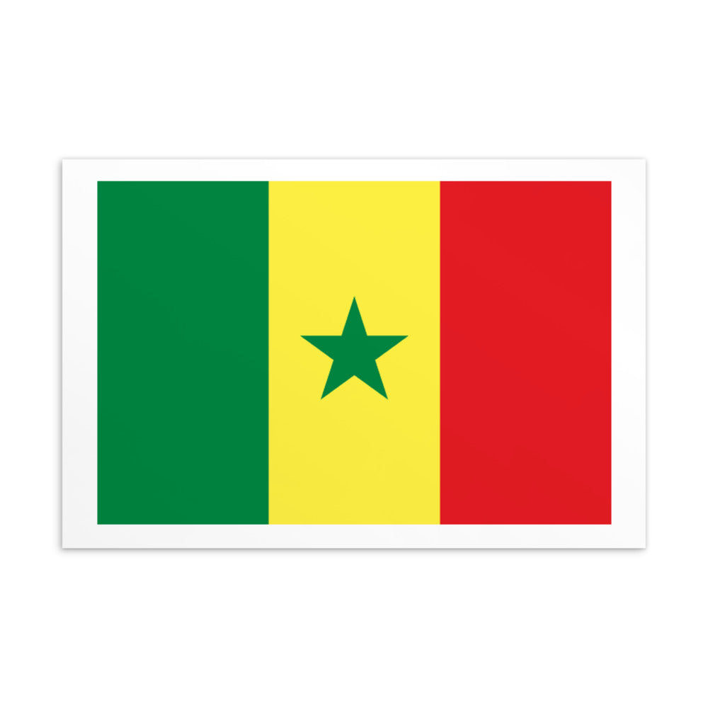 National Flag Postcards - Collection 2 Senegal postcard