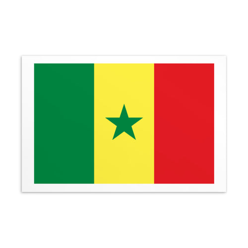 National Flag Postcards - Collection 2 Senegal / 4×6