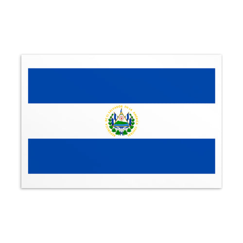 National Flag Postcards - Collection 2 El Salvador / 4×6