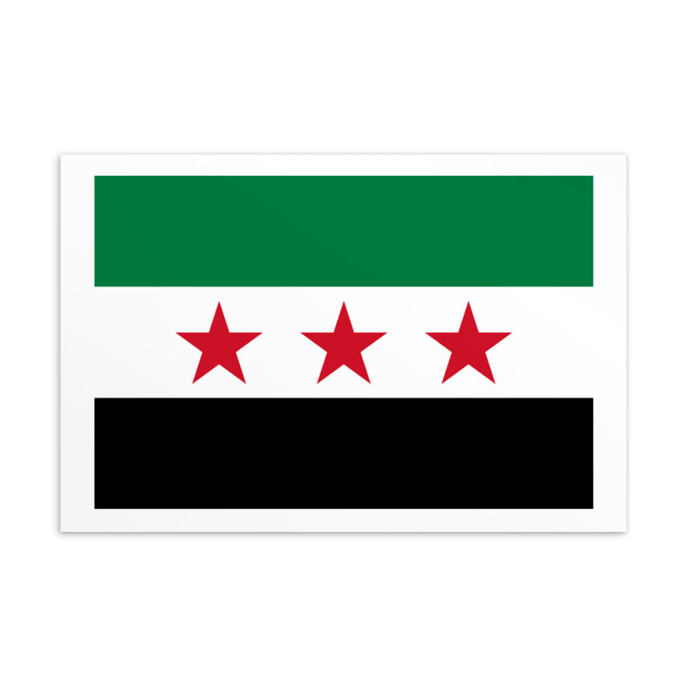 National Flag Postcards - Collection 2 Syria postcard