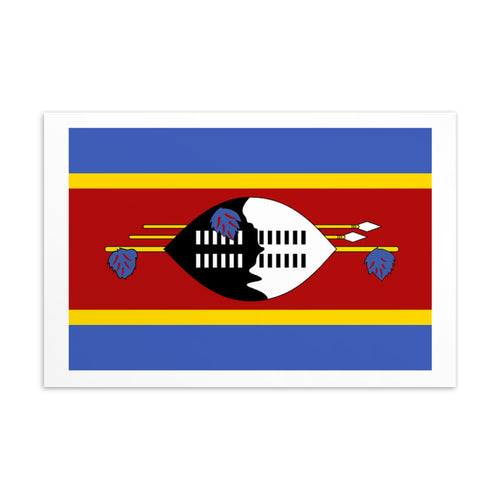 National Flag Postcards - Collection 2 Eswatini / 4×6