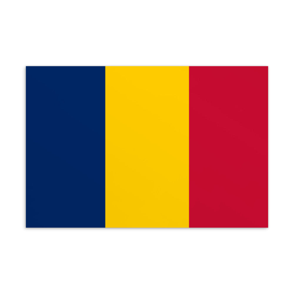 National Flag Postcards - Collection 2 Chad postcard