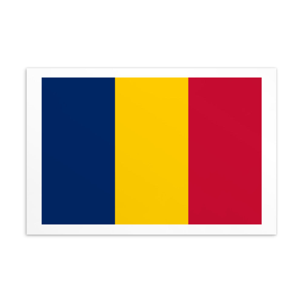 National Flag Postcards - Collection 2 Chad postcard
