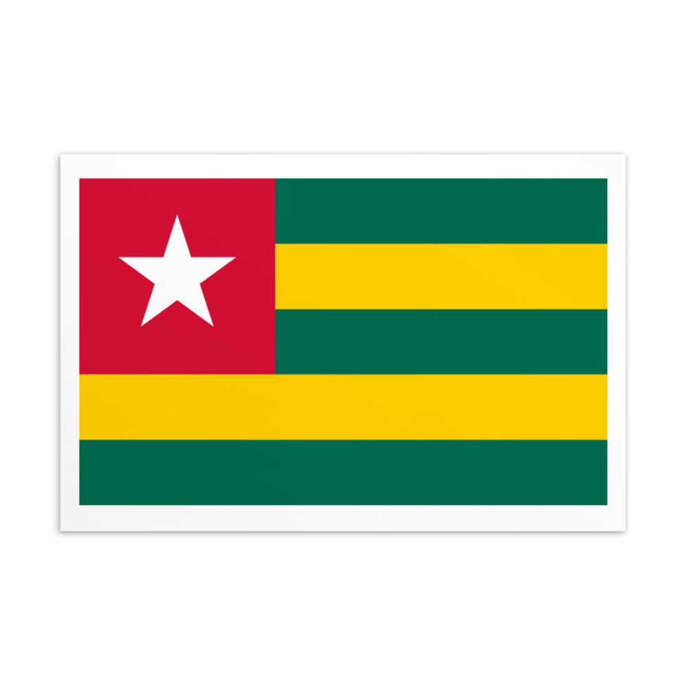 National Flag Postcards - Collection 2 Togo postcard