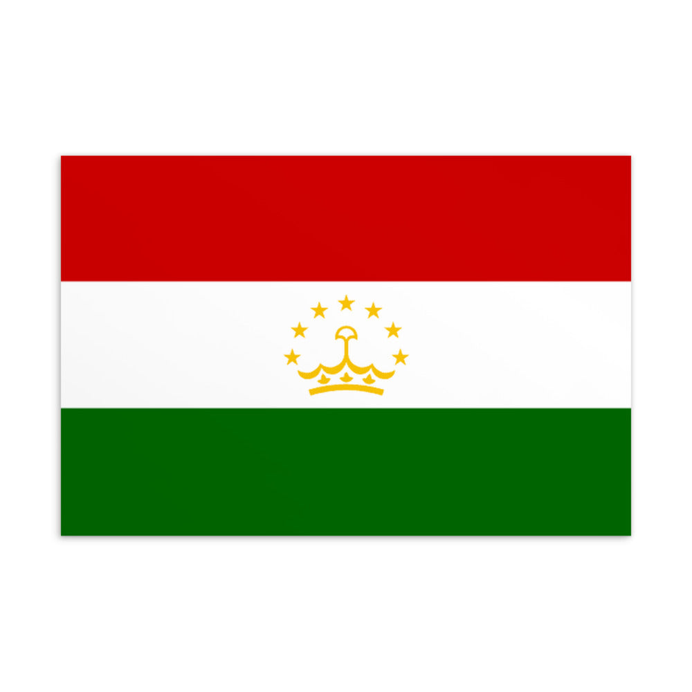 National Flag Postcards - Collection 2 Tajikistan postcard