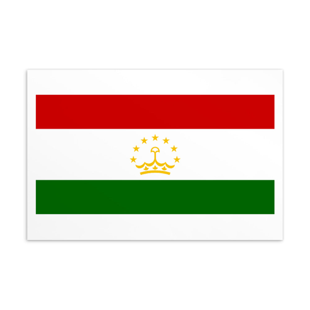 National Flag Postcards - Collection 2 Tajikistan postcard