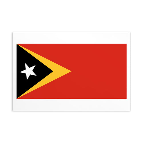 National Flag Postcards - Collection 2 Timor-Leste / 4×6