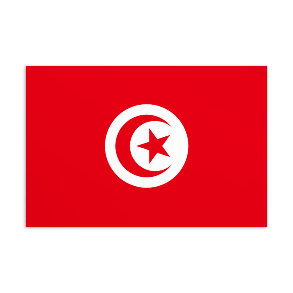 National Flag Postcards - Collection 2 Tunisia postcard
