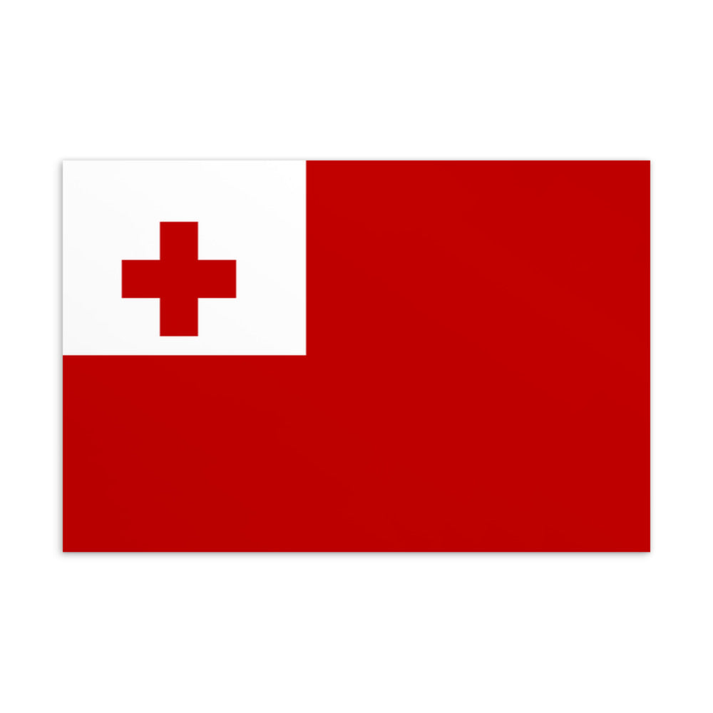 National Flag Postcards - Collection 2 Tonga postcard