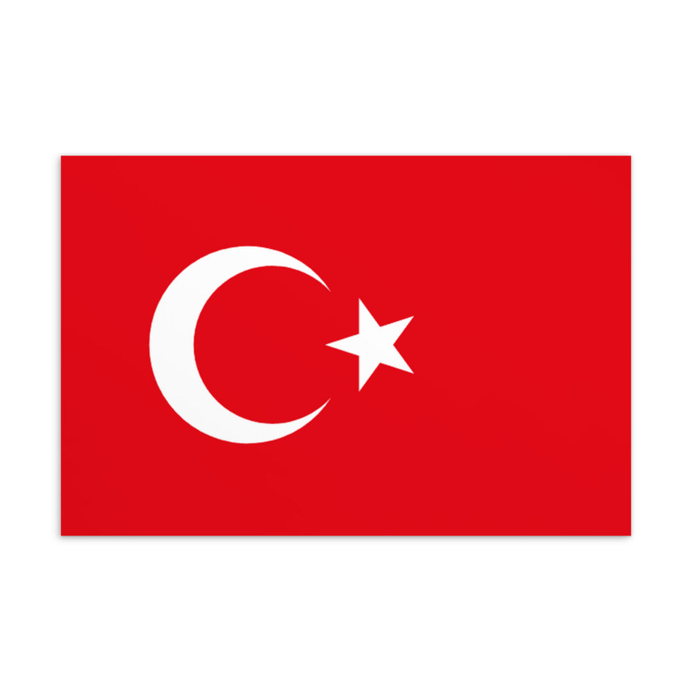 National Flag Postcards - Collection 2 Turkey postcard