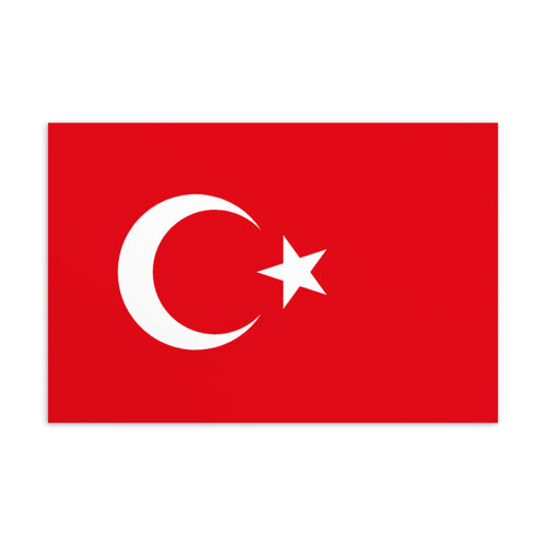 National Flag Postcards - Collection 2 Turkey / 4×6