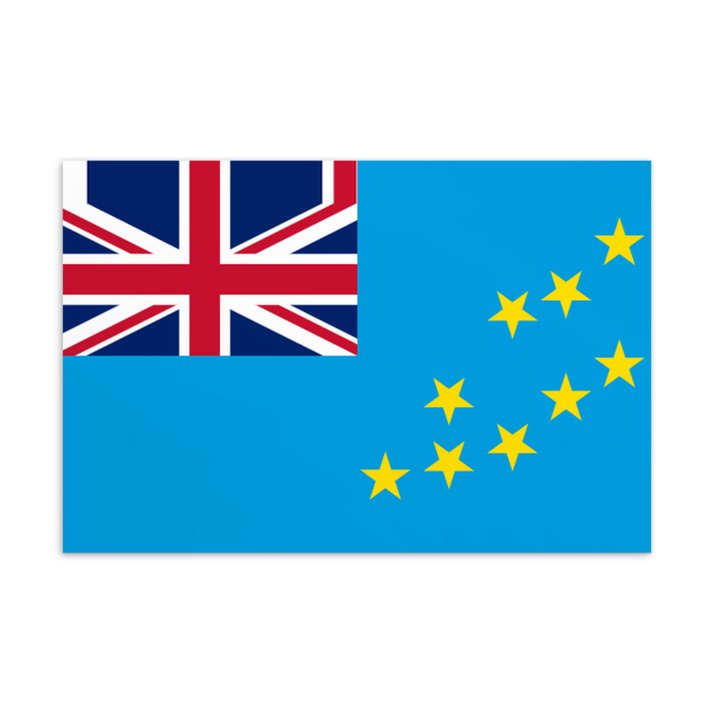 National Flag Postcards - Collection 2 Tuvalu postcard