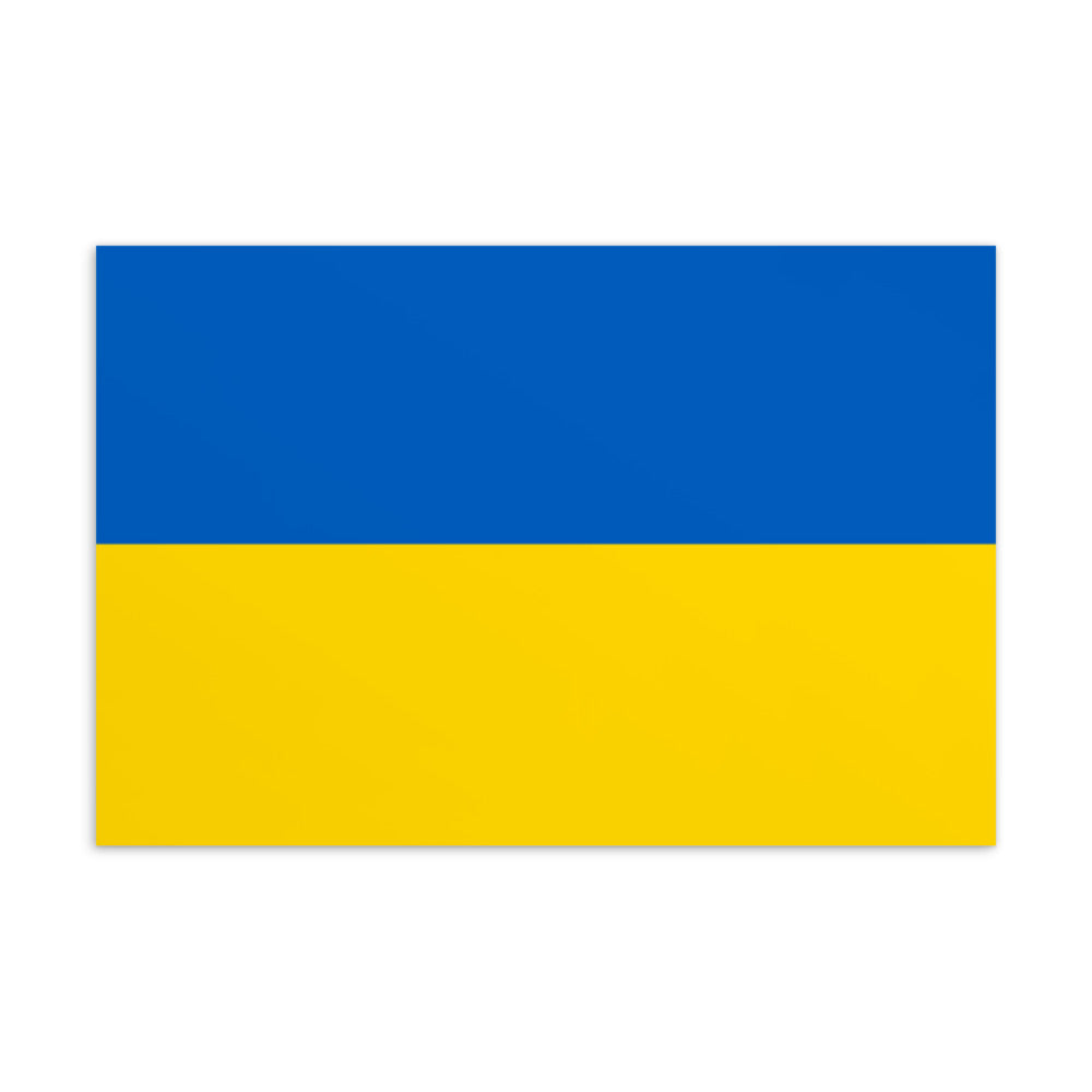 National Flag Postcards - Collection 2 Ukraine postcard