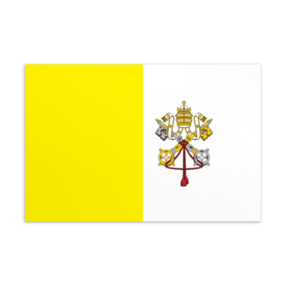 National Flag Postcards - Collection 2 Vatican City postcard