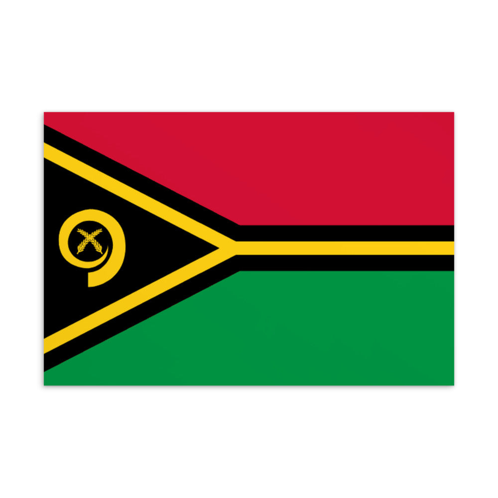 National Flag Postcards - Collection 2 Vanuatu postcard