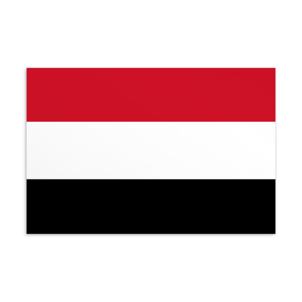 National Flag Postcards - Collection 2 Yemen postcard