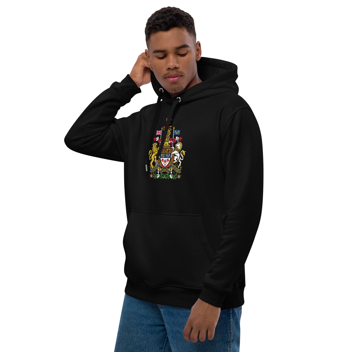 Premium Canadian Crest Pride eco hoodie