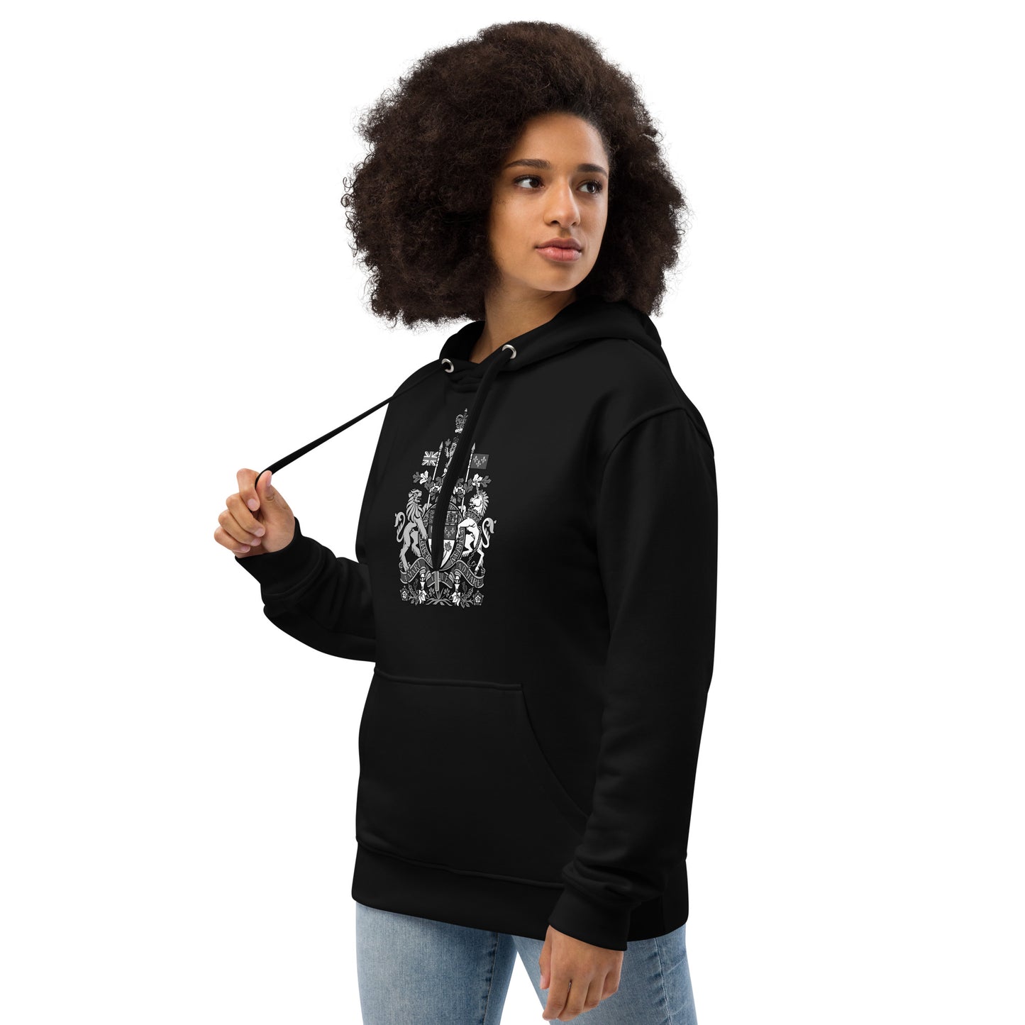 Sophisticated Canadian Crest eco hoodie