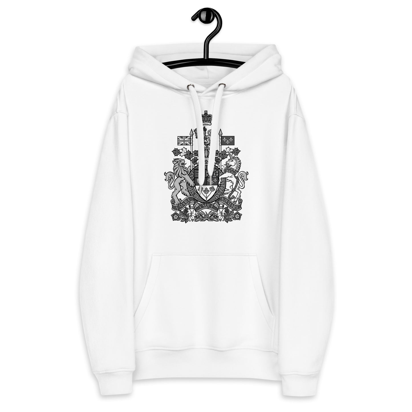 Sophisticated Canadian Crest eco hoodie