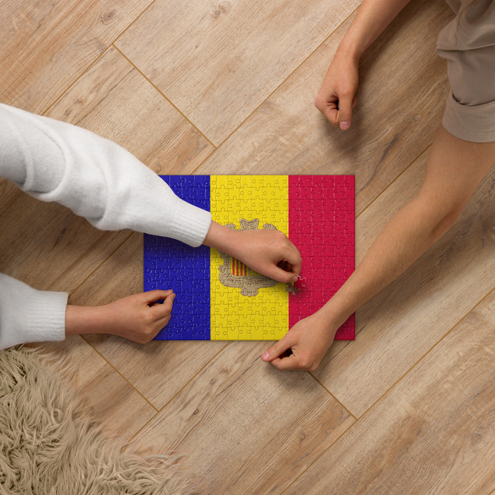 National Flag Jigsaw Puzzles - Collection 1 Andorra puzzle