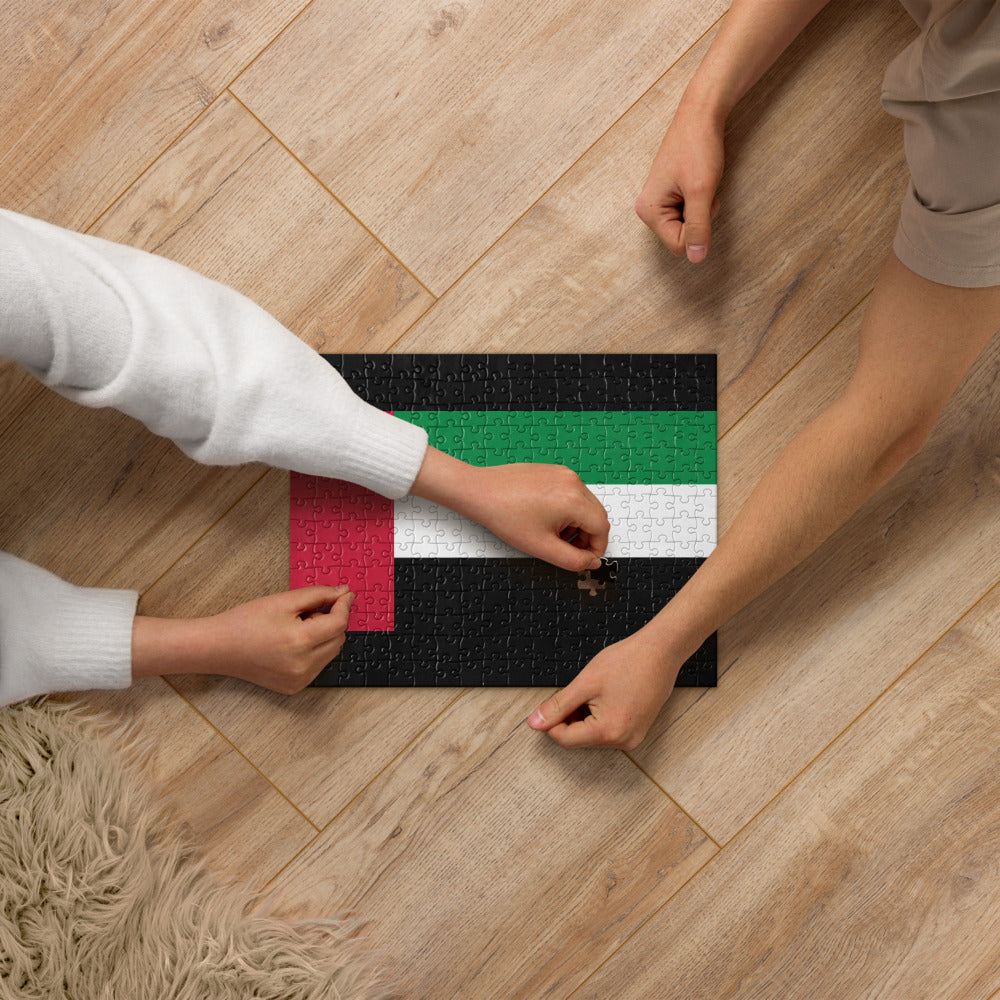 National Flag Jigsaw Puzzles - Collection 1 United Arab Emirates puzzle