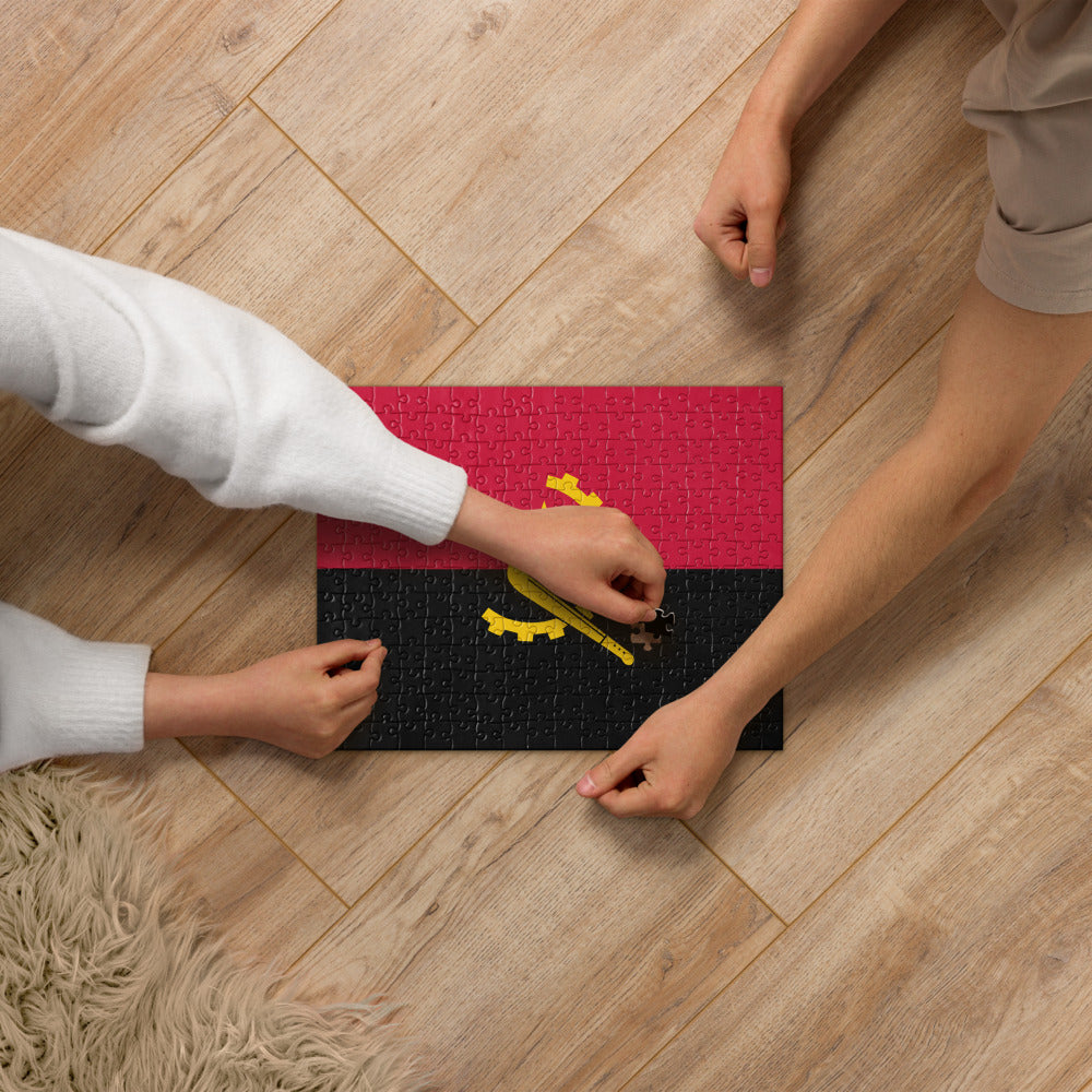 National Flag Jigsaw Puzzles - Collection 1 Angola puzzle