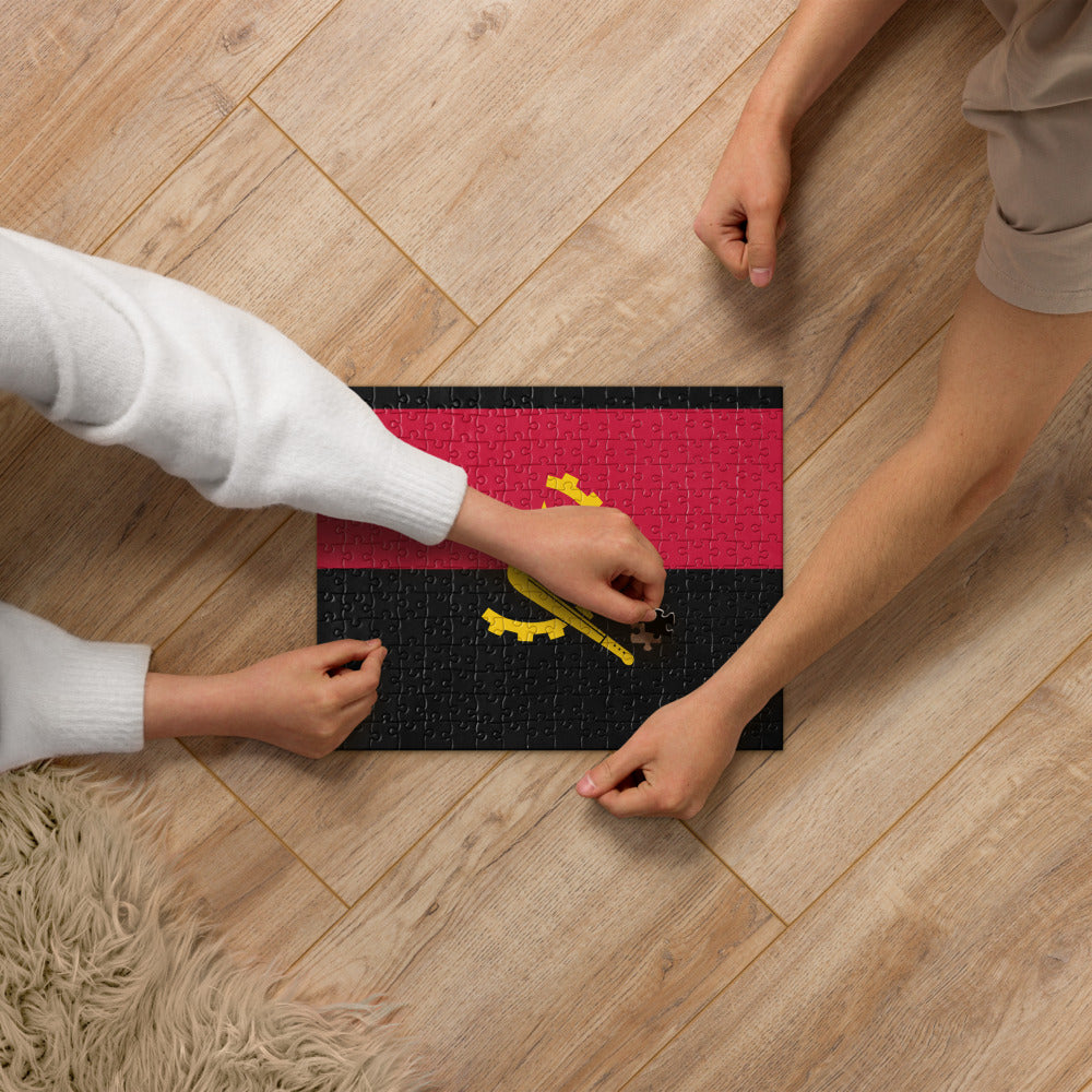 National Flag Jigsaw Puzzles - Collection 1 Angola puzzle
