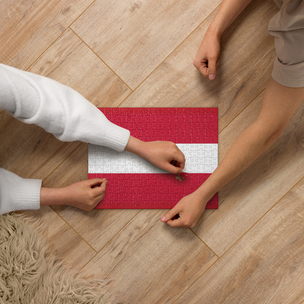 National Flag Jigsaw Puzzles - Collection 1 Austria puzzle
