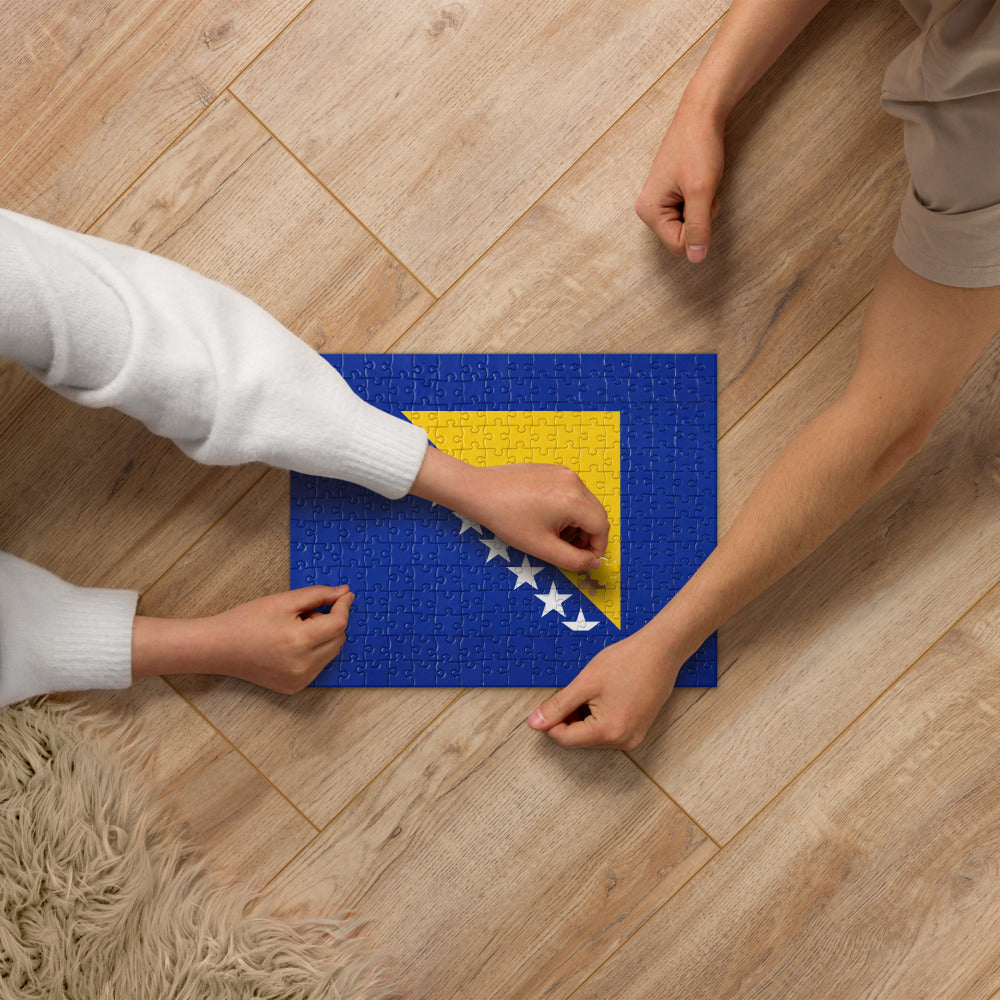 National Flag Jigsaw Puzzles - Collection 1 Bosnia & Herzegovina puzzle