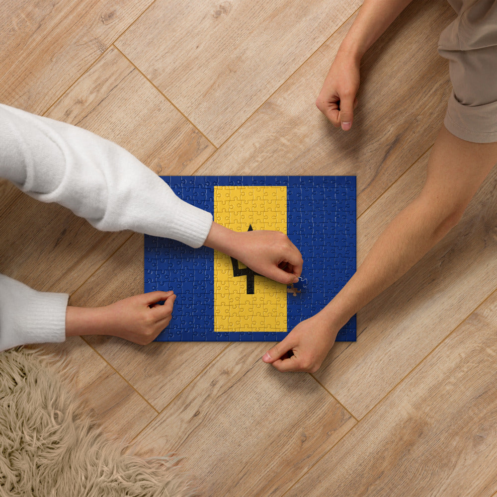 National Flag Jigsaw Puzzles - Collection 1 Barbados puzzle