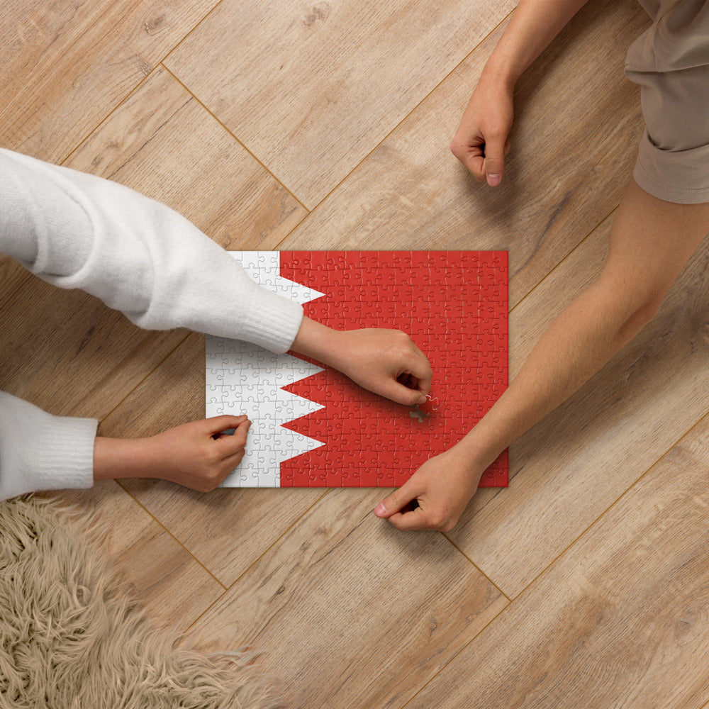 National Flag Jigsaw Puzzles - Collection 1 Bahrain puzzle