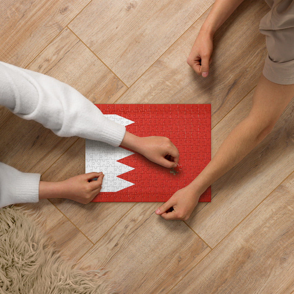 National Flag Jigsaw Puzzles - Collection 1 Bahrain puzzle