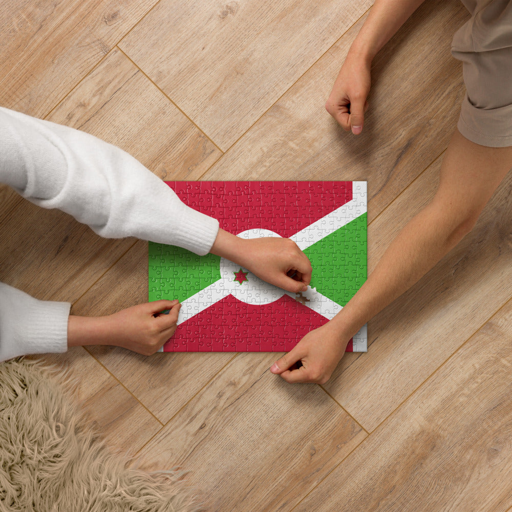 National Flag Jigsaw Puzzles - Collection 1 Burundi puzzle
