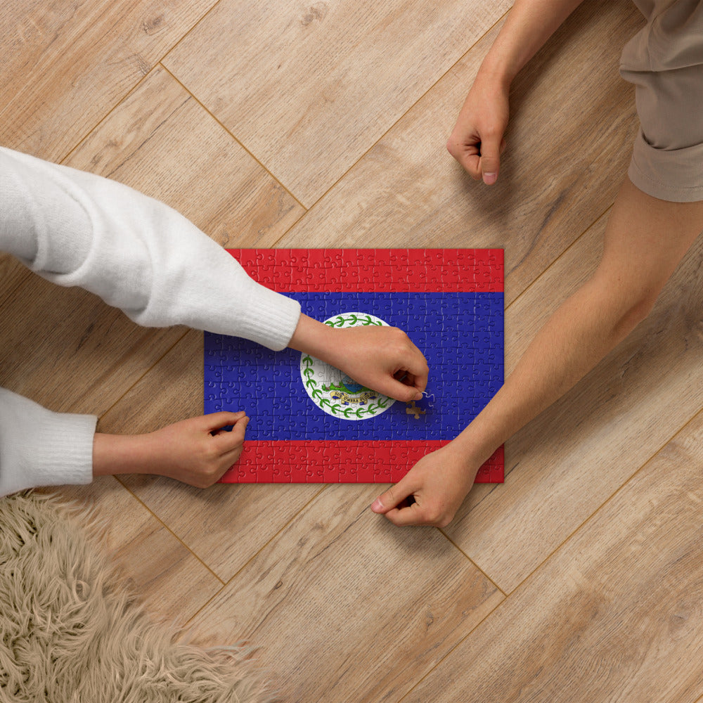 National Flag Jigsaw Puzzles - Collection 1 Belize puzzle