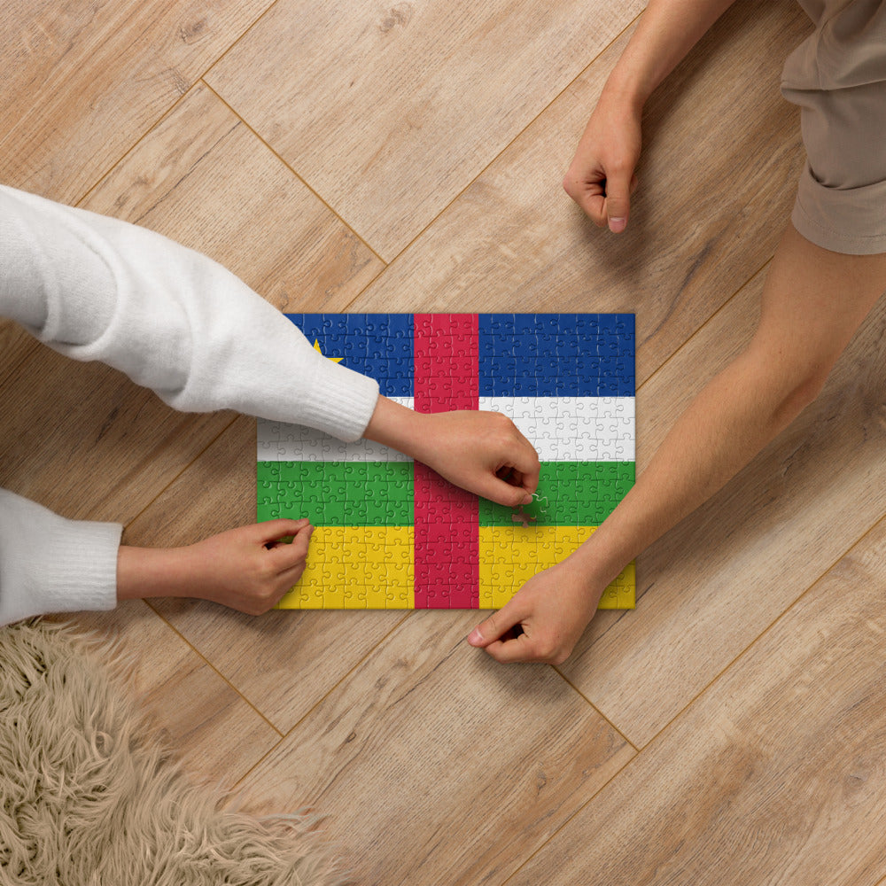 National Flag Jigsaw Puzzles - Collection 1 Central African Republic puzzle