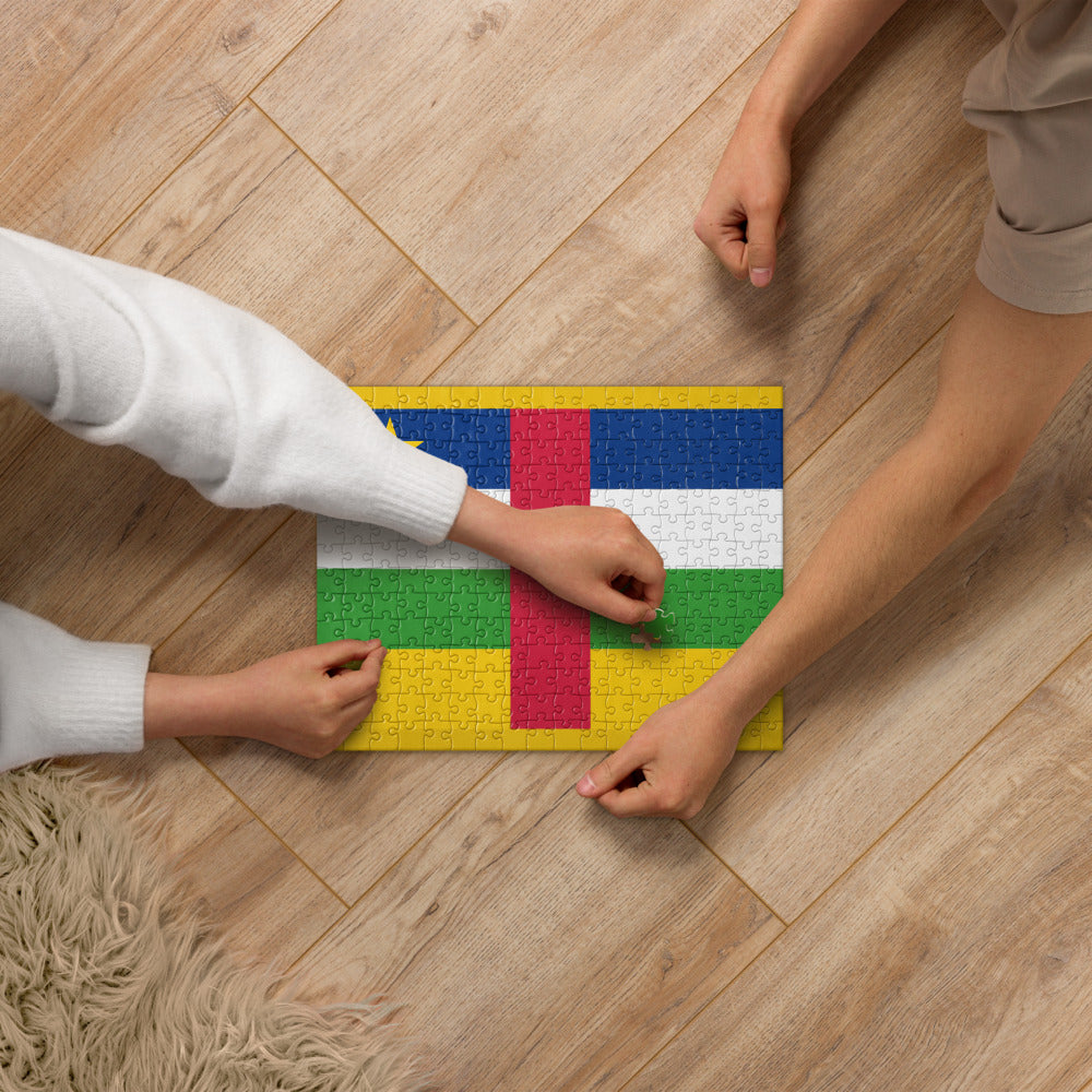 National Flag Jigsaw Puzzles - Collection 1 Central African Republic puzzle