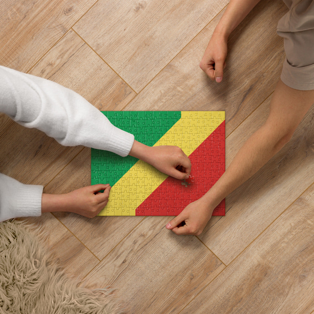 National Flag Jigsaw Puzzles - Collection 1 Republic of the Congo puzzle