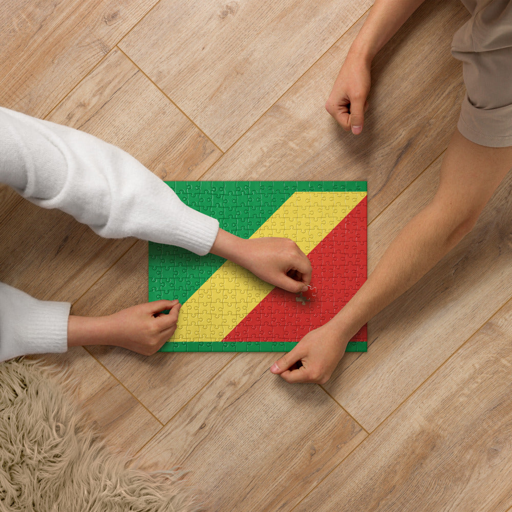 National Flag Jigsaw Puzzles - Collection 1 Republic of the Congo puzzle