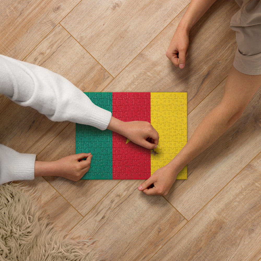 National Flag Jigsaw Puzzles - Collection 1 Cameroon puzzle
