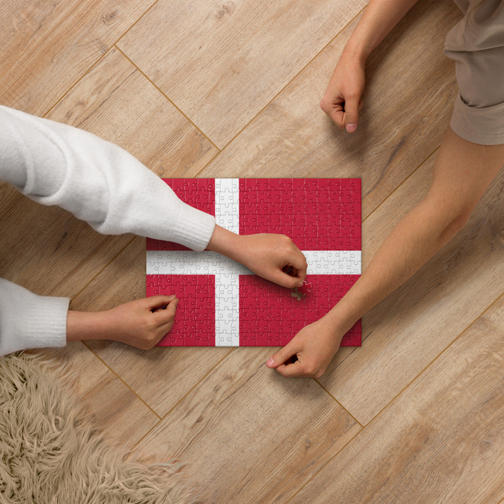 National Flag Jigsaw Puzzles - Collection 1 Denmark puzzle