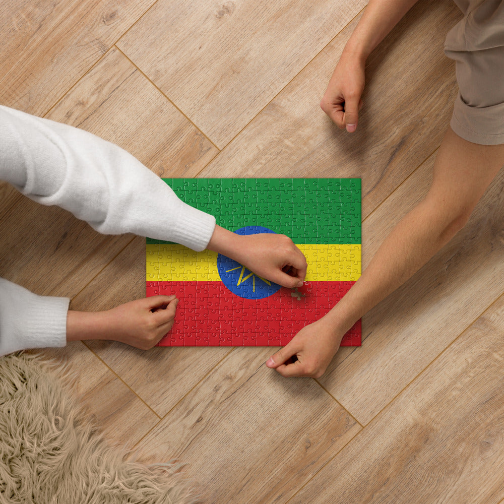 National Flag Jigsaw Puzzles - Collection 1 Ethiopia puzzle