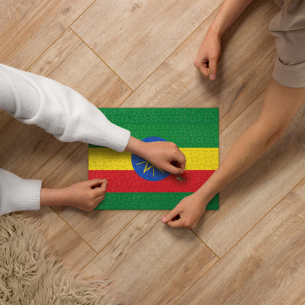 National Flag Jigsaw Puzzles - Collection 1 Ethiopia puzzle
