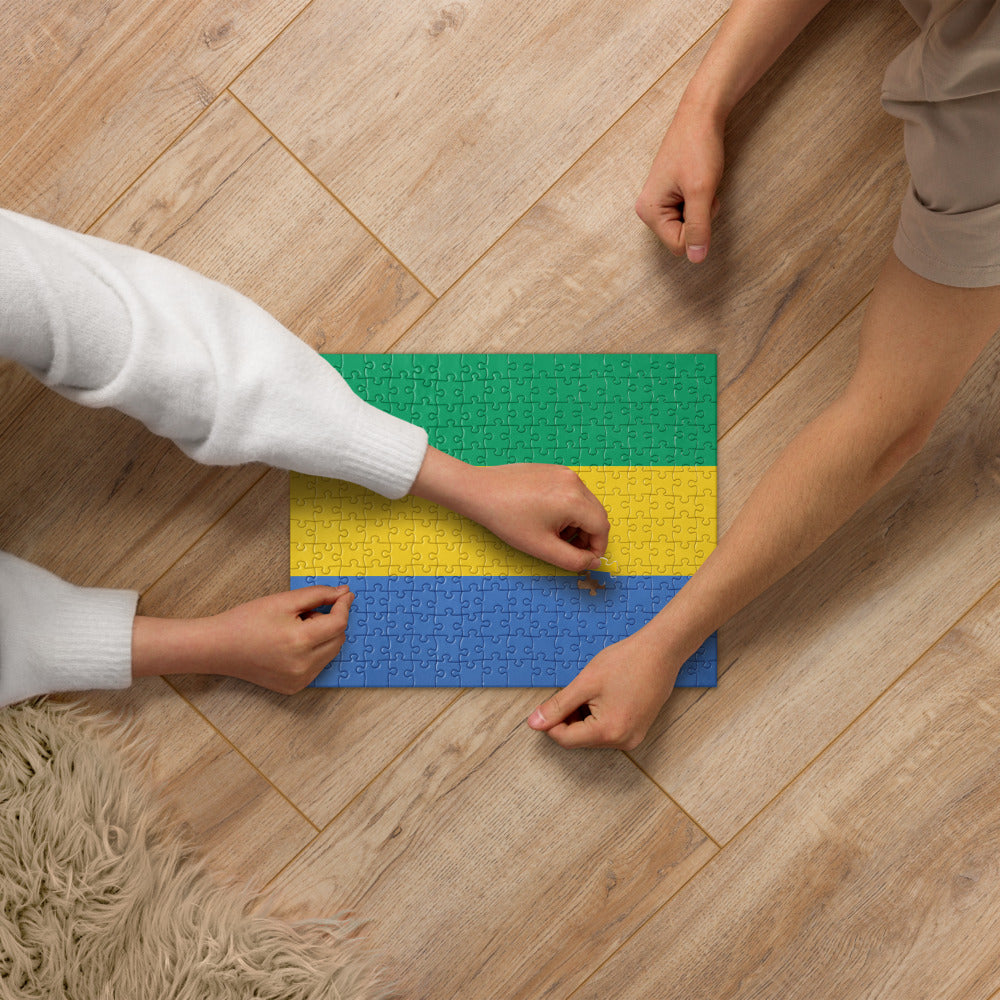 National Flag Jigsaw Puzzles - Collection 1 Gabon puzzle