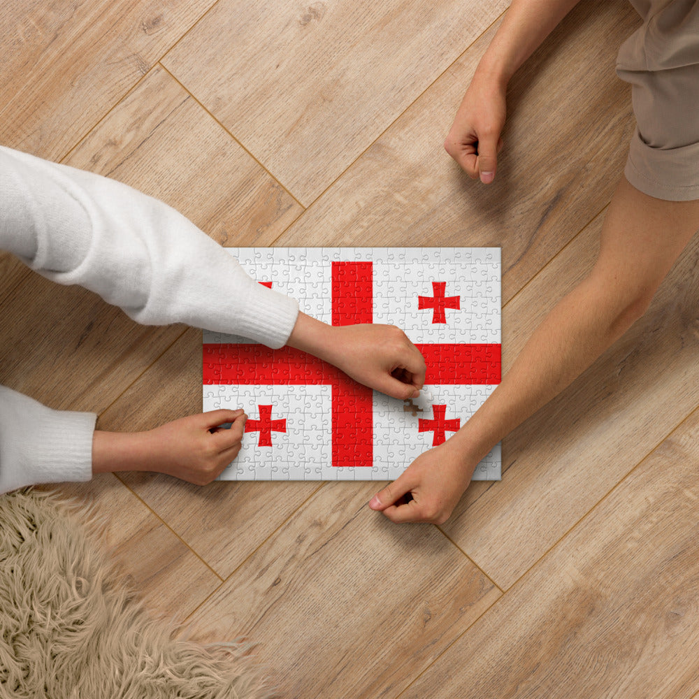National Flag Jigsaw Puzzles - Collection 1 Georgia puzzle