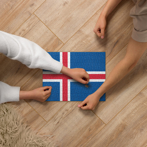 National Flag Jigsaw Puzzles - Collection 1 Iceland / 252 pieces