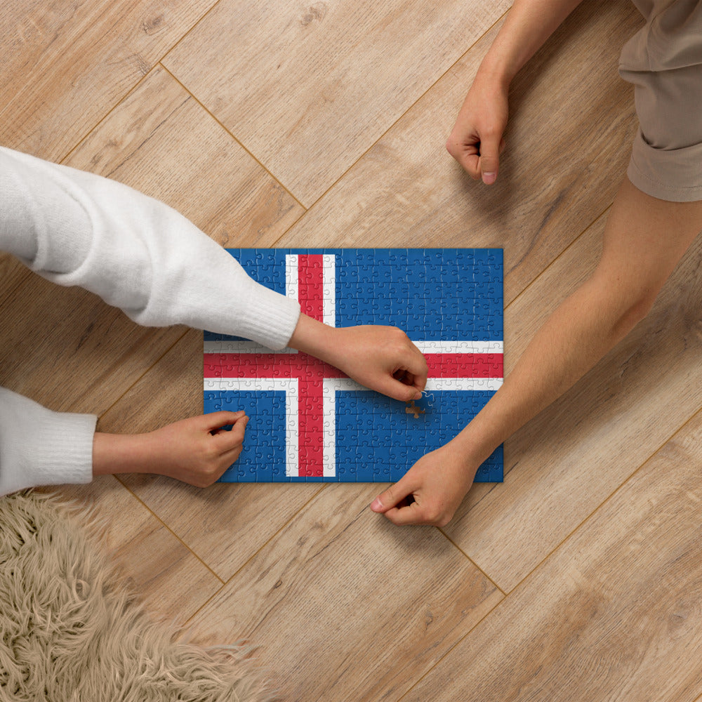 National Flag Jigsaw Puzzles - Collection 1 Iceland puzzle