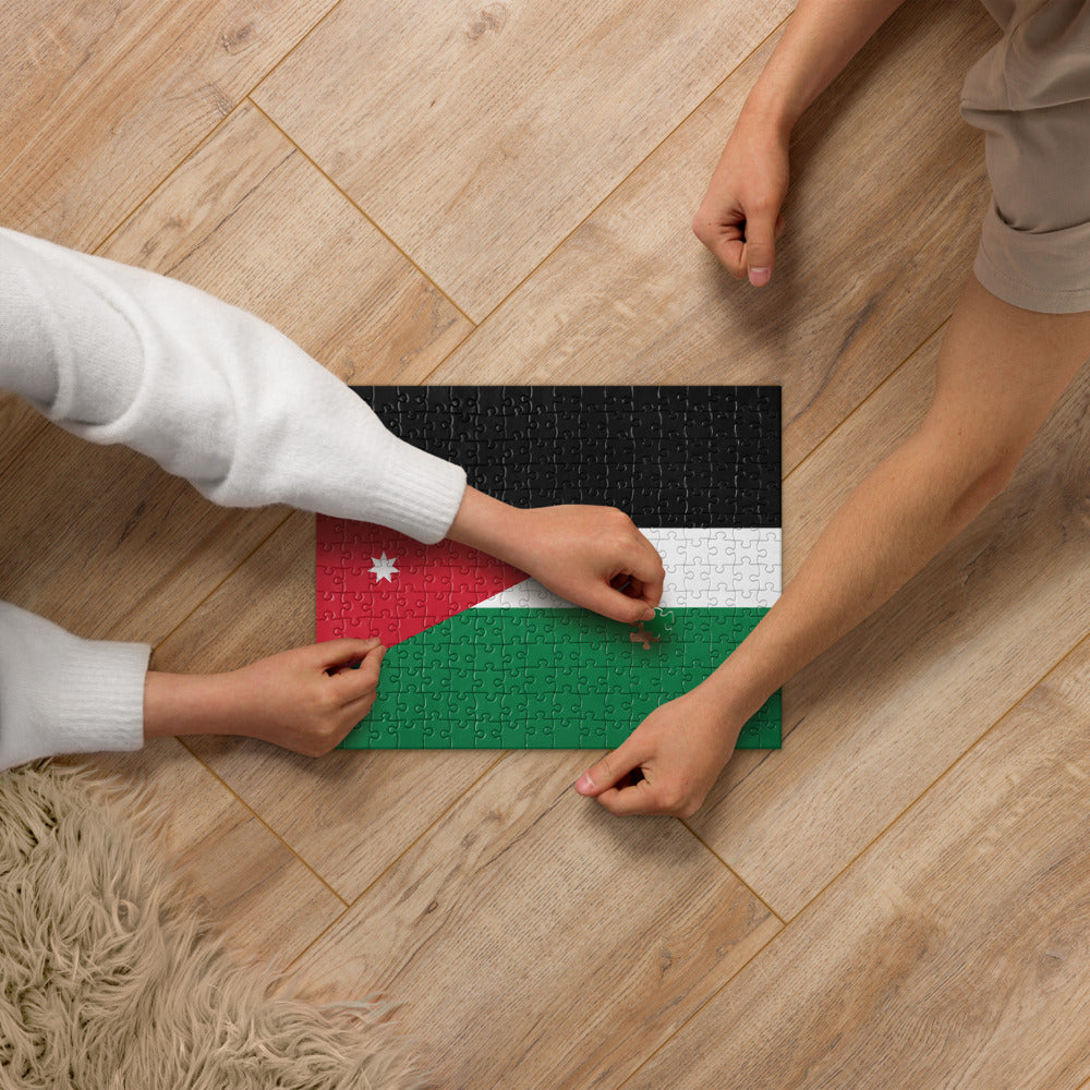 National Flag Jigsaw Puzzles - Collection 1 Jordan puzzle