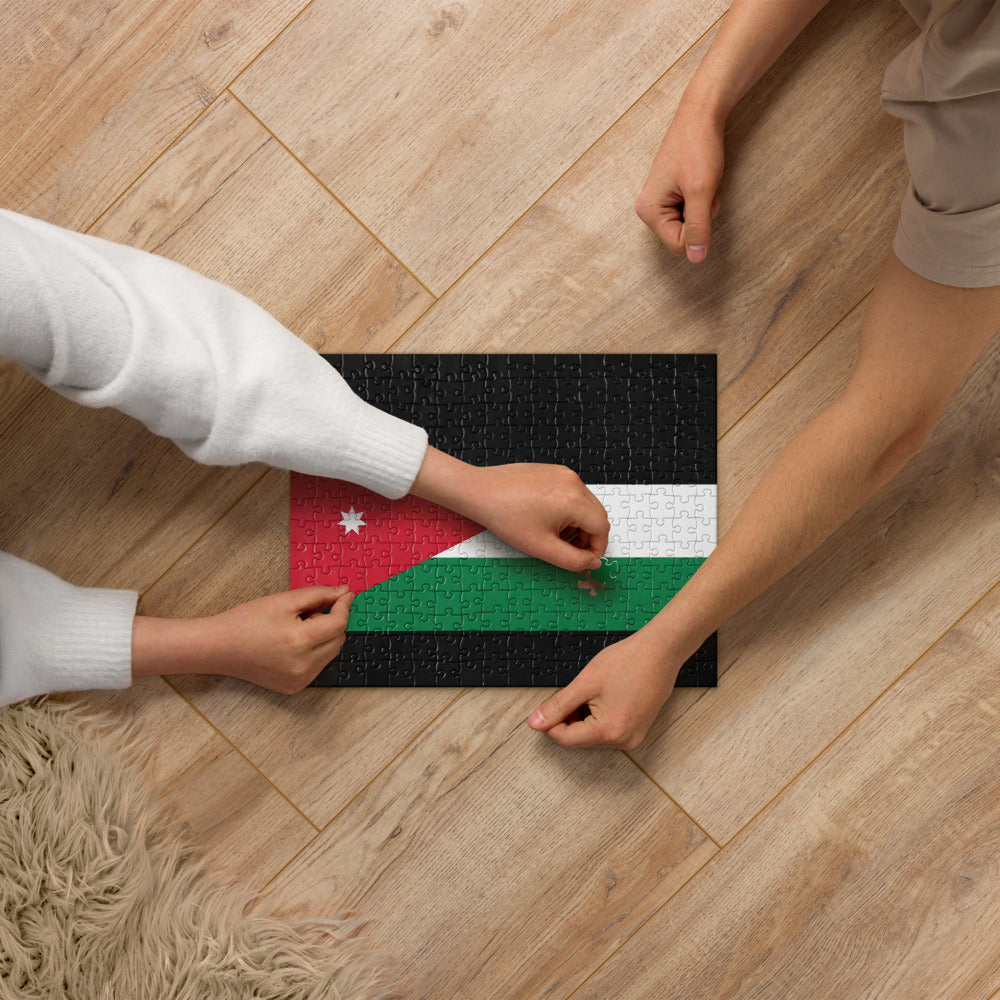 National Flag Jigsaw Puzzles - Collection 1 Jordan puzzle